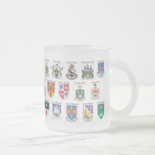 Counties of Ireland Frosted Mug