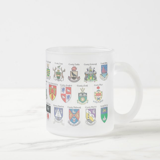 Counties of Ireland Frosted Mug (Right)