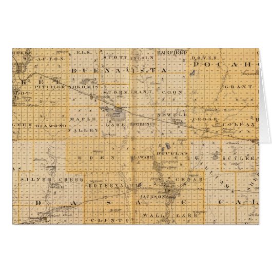 Counties of Pocahontas, Cherokee (Front Horizontal)