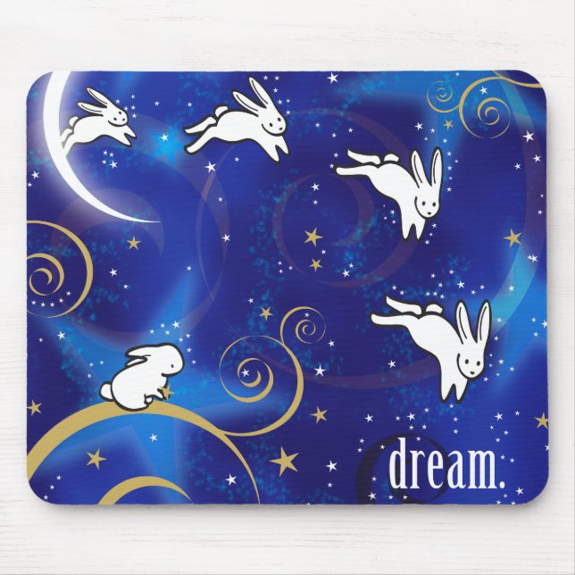 Counting Bunnies Mouse Pad (Front)