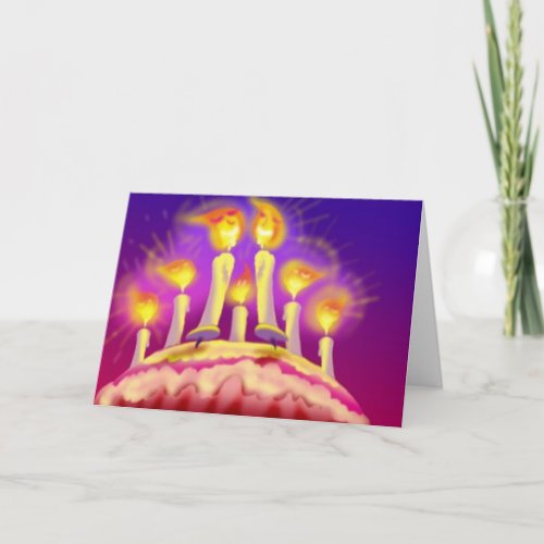 Counting Candles Birthday Card