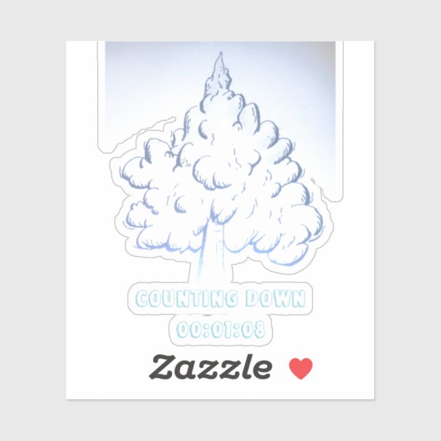 Counting Down  00:01:08 Sticker (Sheet)