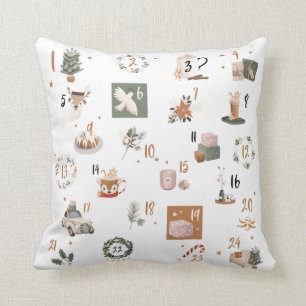 Counting Down To Christmas Decorative Pillow