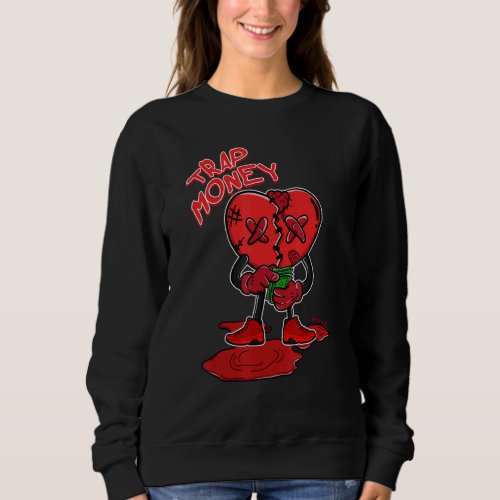 Counting Heart Chile Red 9s Matching Sweatshirt