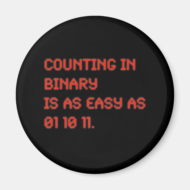 Counting in Binary Magnet (Front)
