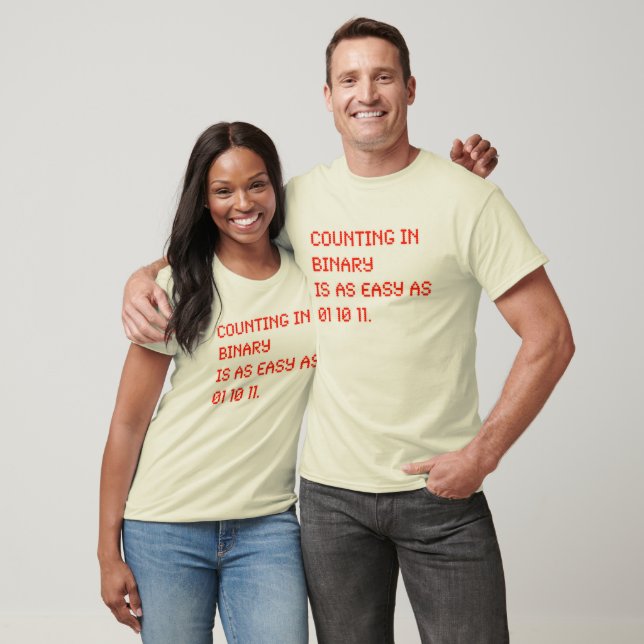 Counting in Binary T-Shirt (Unisex)