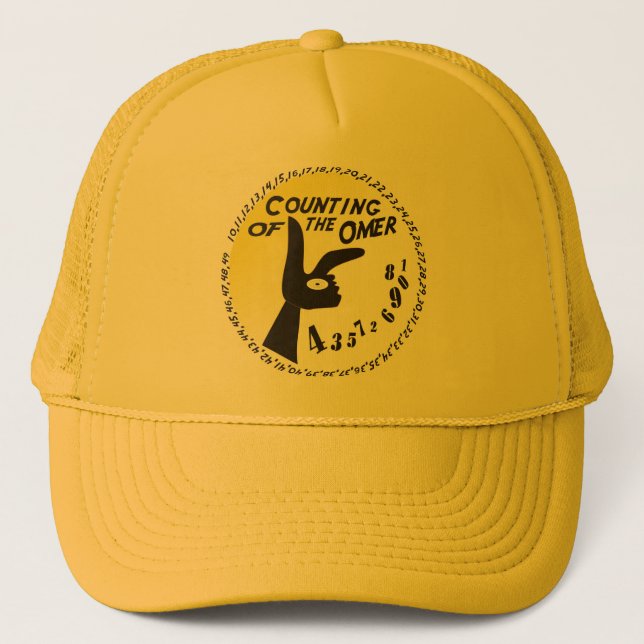 Counting of the Omer Trucker Hat (Front)