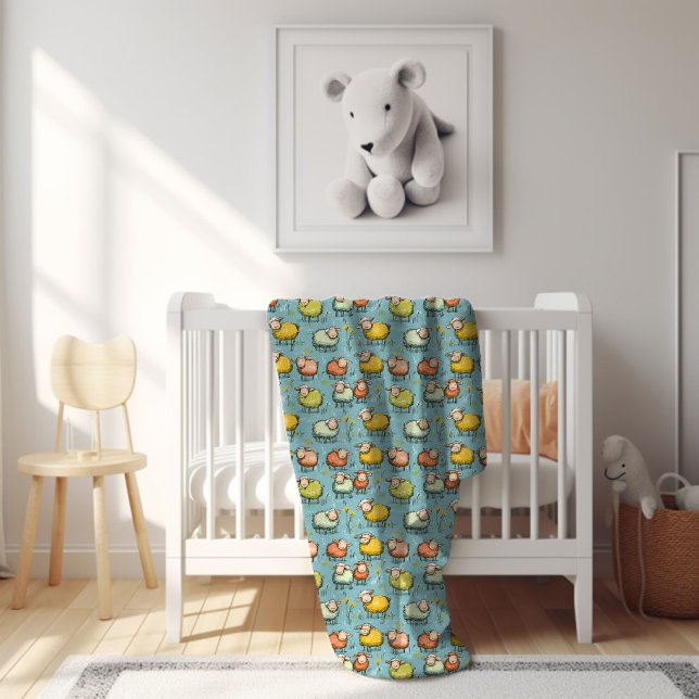 Counting Sheep baby blanket (Creator Uploaded)