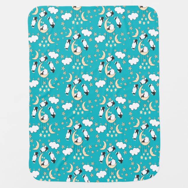 Counting sheep baby blanket 12 (Front)