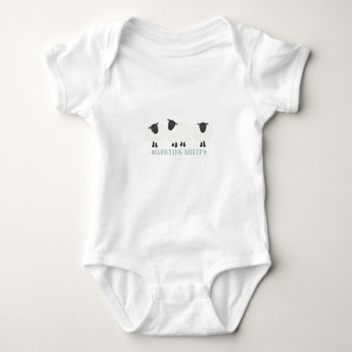 Counting Sheep Baby Bodysuit