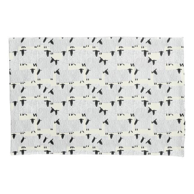 Counting sheep before you sleep  pillow case (Front)