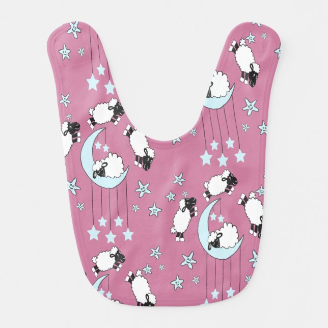 Counting Sheep Bib 3 (Front)