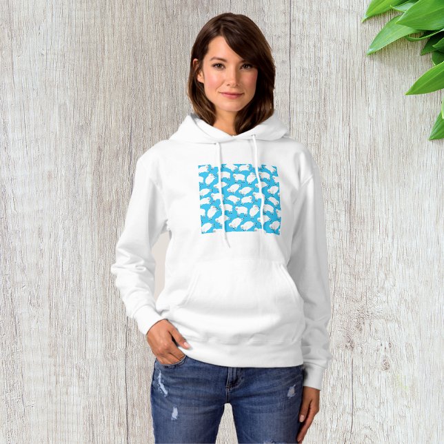 Counting Sheep Blue Nursery Pattern Hoodie (Creator Uploaded)