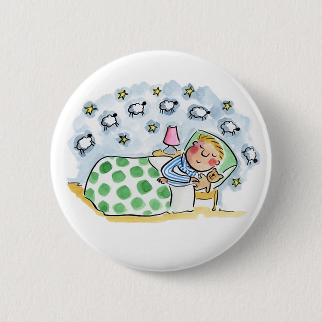 Counting Sheep Button (Front)