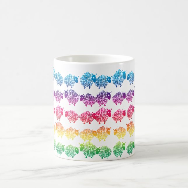 Counting Sheep, Counting Sheep Coffee Mug (Center)