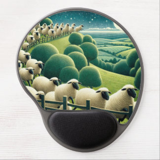 Counting Sheep Gel Mouse Pad
