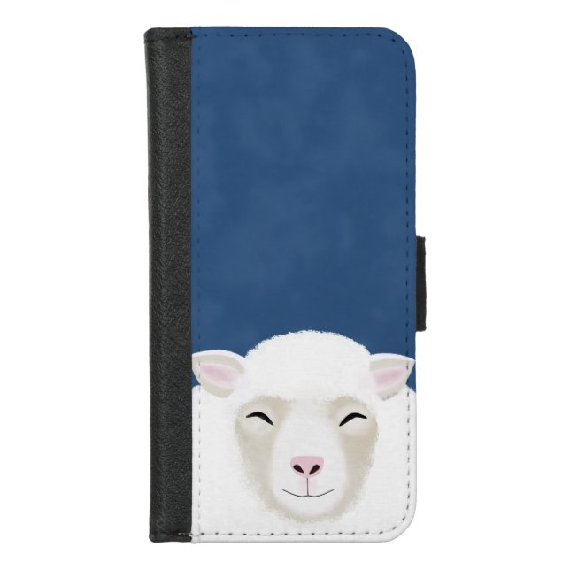 Counting Sheep iPhone Wallet Case (Front)