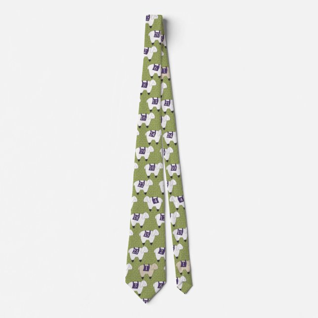 Counting Sheep Neck Tie (Front)