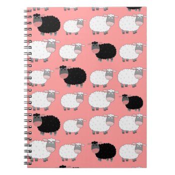 Counting Sheep Notebook by mail_me at Zazzle