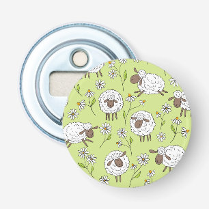 Counting sheep on honney dew green bottle opener