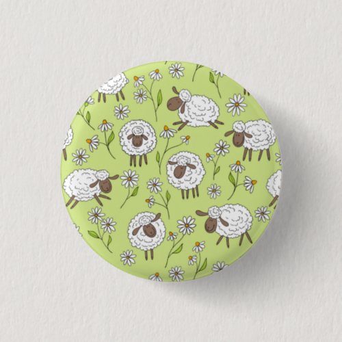 Counting sheep on honney dew green button