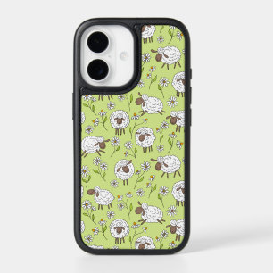 Counting sheep on honney dew green iPhone 17 case