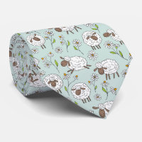 Counting sheep on sea glass blue