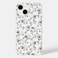 Counting sheep on white