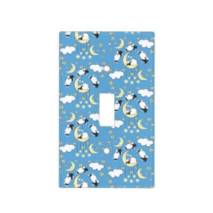 Counting sheep wall plate 1