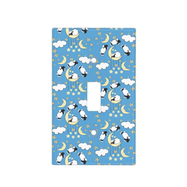 Counting sheep wall plate 1 (Front)