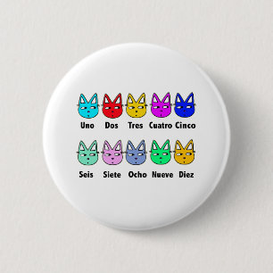 Counting Spanish Cats Button