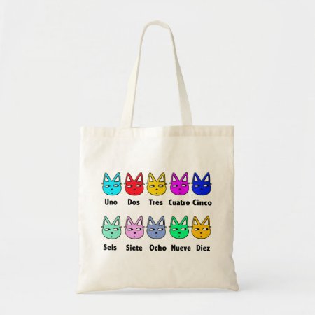 Counting Spanish Cats Tote Bag