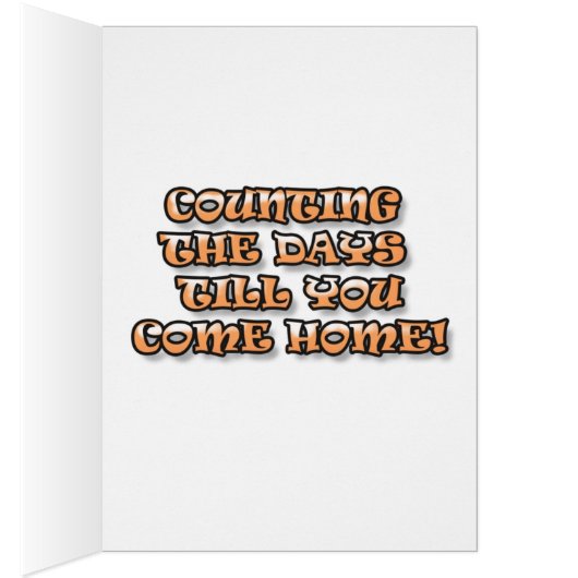 "Counting the Days" Teddy Bear and Ribbon (Inside (Right))