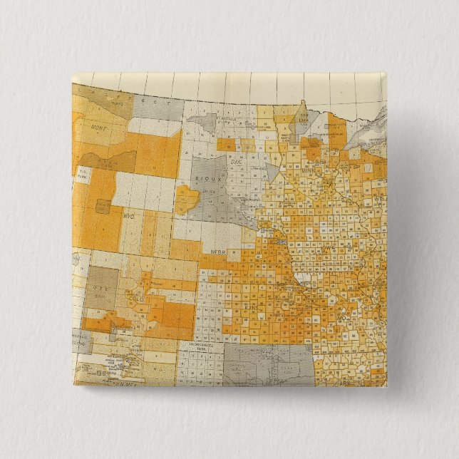 countries debt per capita pinback button (Front)