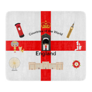 Countries of the World - England 1 Cutting Board