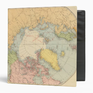 Countries round North Pole 3 Ring Binder
