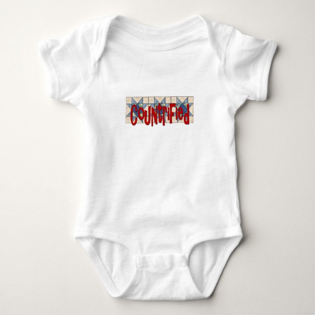 Countrified  baby bodysuit (Front)