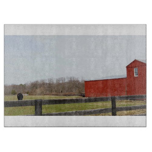 Country 116 glass cutting board