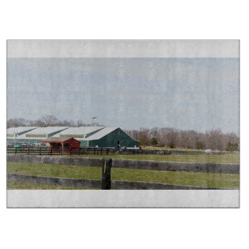 Country 117 glass cutting board