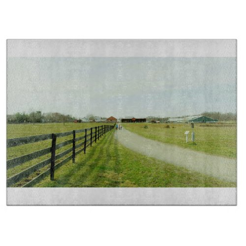 Country 124 glass cutting board