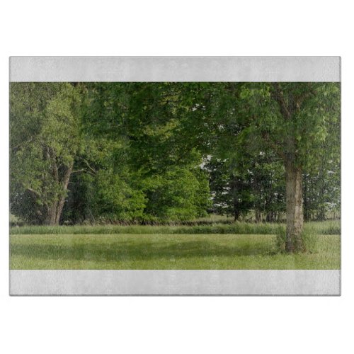 Country 131 glass cutting board