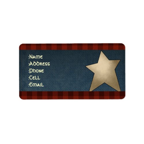 Country address labels