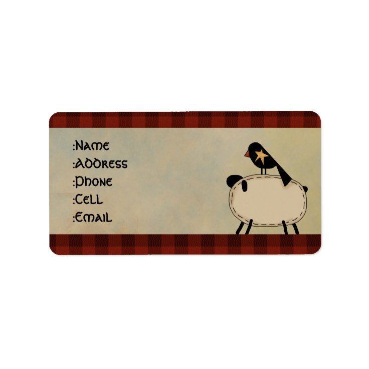 Country address labels Zazzle