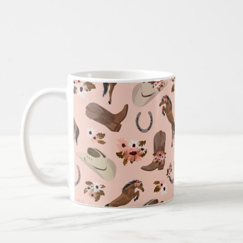 Country and Floral Coffee Mug