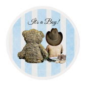 Country and Western  Edible Cupcake Topper Edible Frosting Rounds (Front)