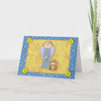 Country Angel Note Card