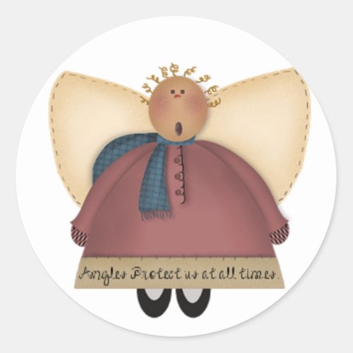 Country Angel Stickers