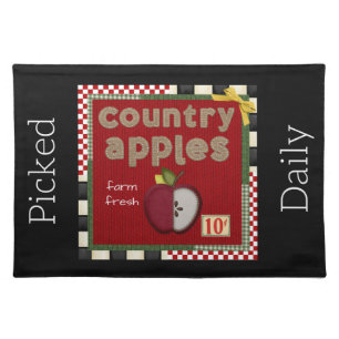 "Country Apple" CLOTH PLACEMAT
