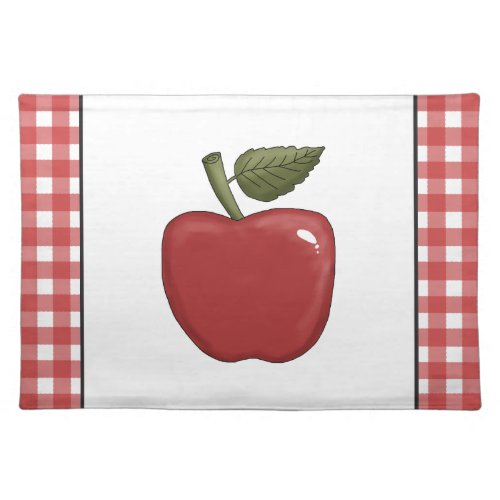 Country apple kitchen place mat