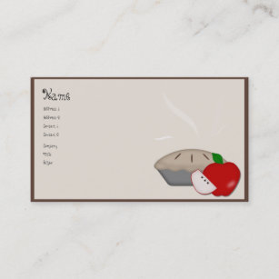 Country Apple Pie Business Card